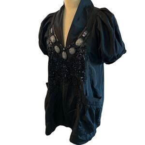 Vintage Max Mara Jewel Mini Dress Sz L